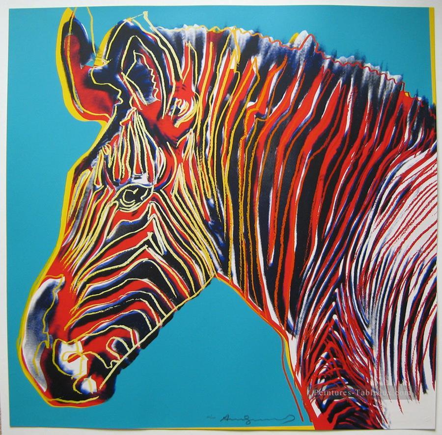 Zebra Andy Warhol Peintures à l'huile